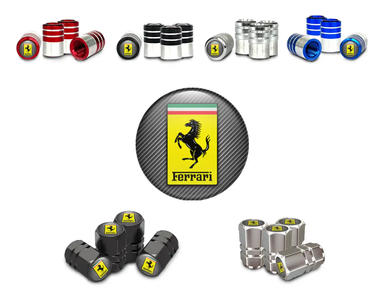 Ferrari Cappelli valvola Bici Tuning Pro